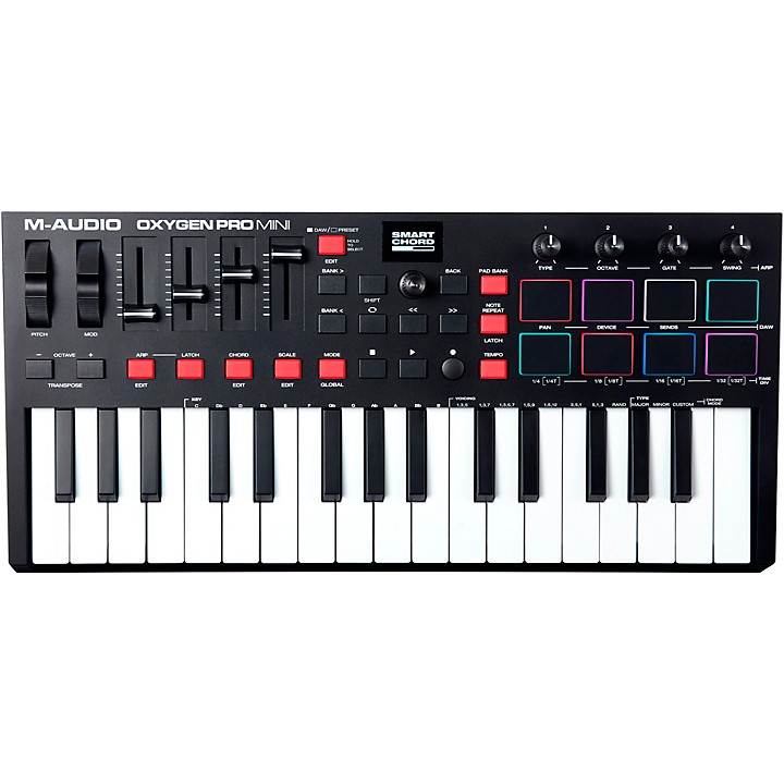 M-Audio Oxygen Pro Mini 32-Key USB MIDI Controller | Guitar Center