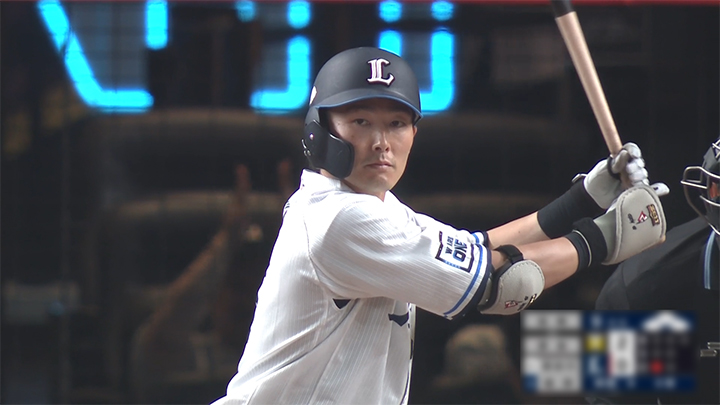 源田壮亮が9回裏に同点タイムリー！ 2試合連続の殊勲打｜パ・リーグ