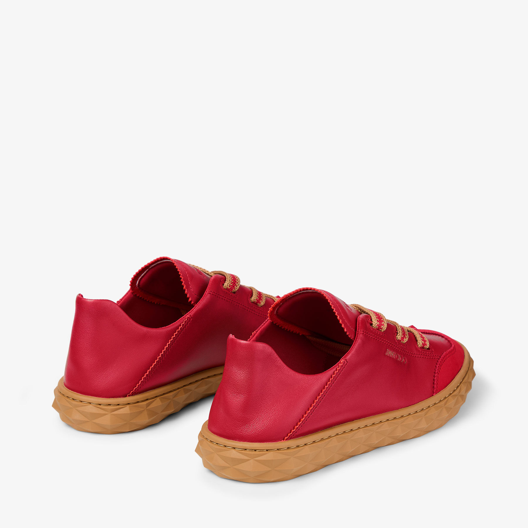 Diamond Light Flex/F | Ruby Red Leather Trainers | JIMMY CHOO