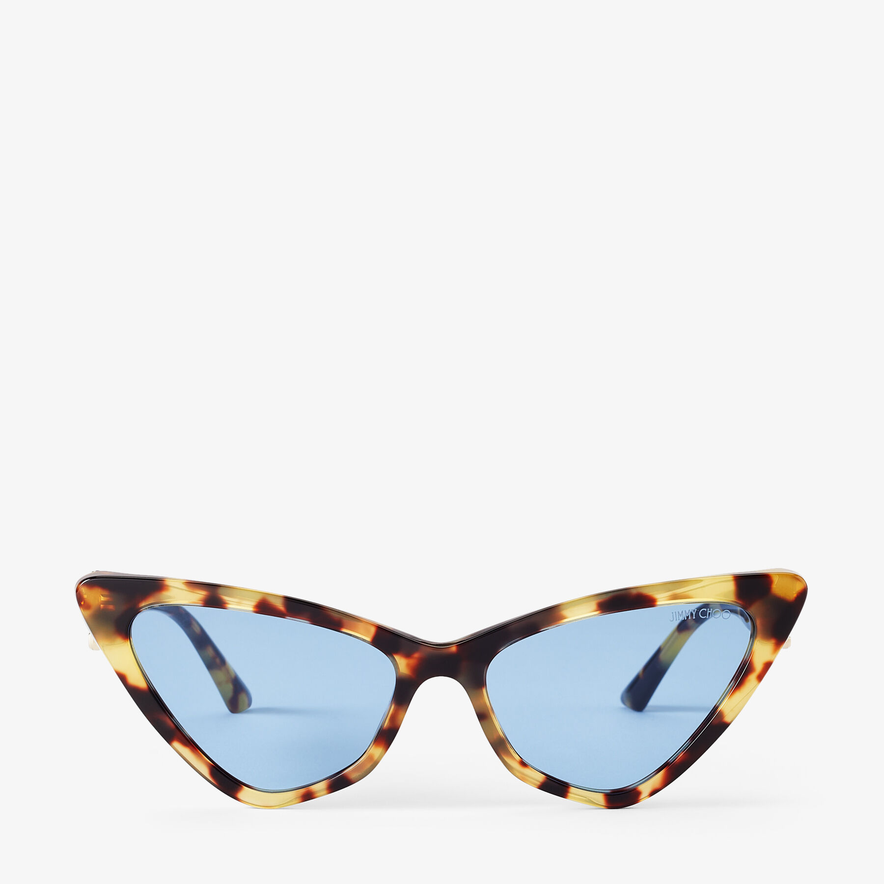Sol | Yellow Havana Cat Eye Sunglasses | JIMMY CHOO