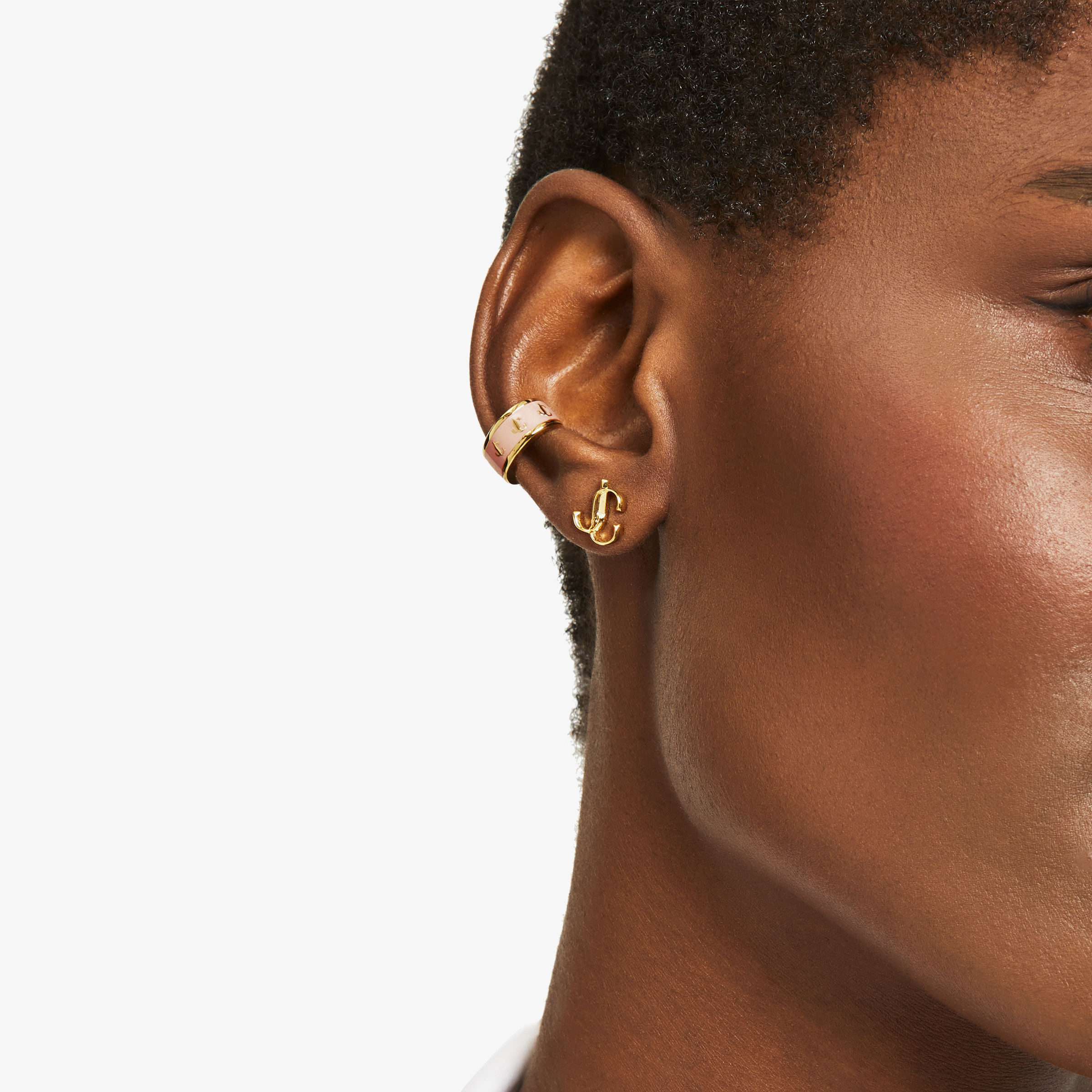 ゴールドフィニッシュメタル・JCミニスタッドピアス | JC Mini Studs