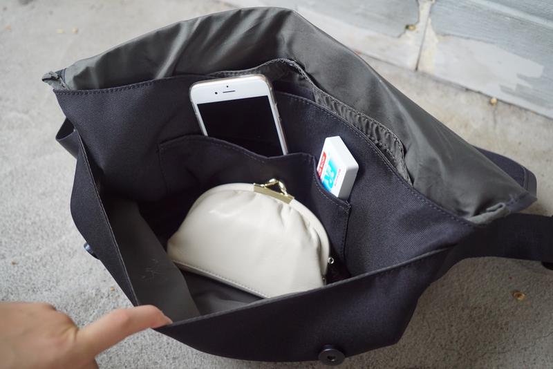 コンパクトに見えて13インチのラップトップもOK！ Topologieの軽量