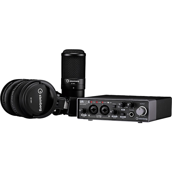 Steinberg UR22C Recording Pack With 2-In/2-Out USB 3.0 Type-C