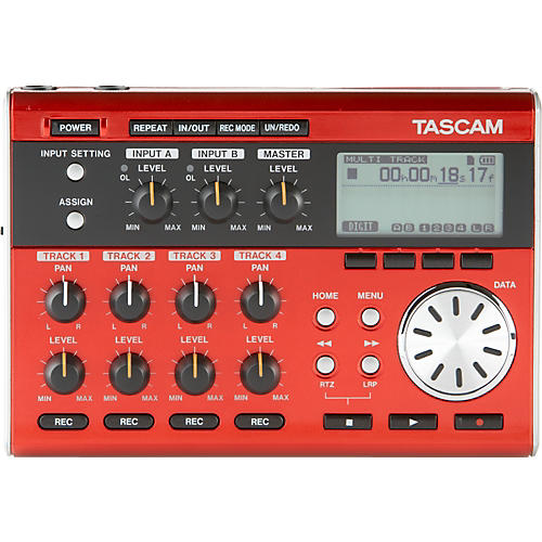 TASCAM DP-004 Digital Pocketstudio - Limited Edition Red Red