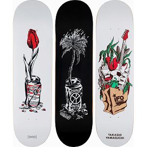 wasted youth flower can skateboard deckWasted Youth Skateboard