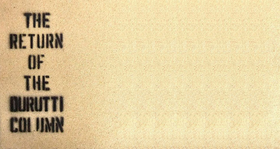 The Sandpaper Cover of The Return of the Durutti Column | Red Bull