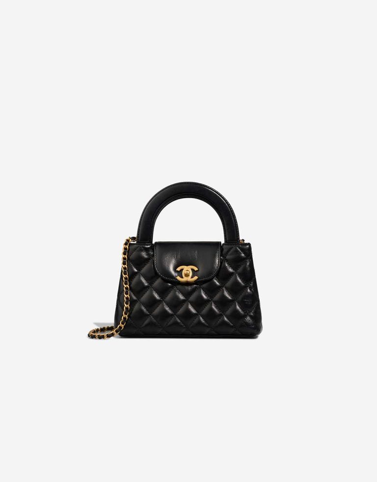 Chanel Kelly Medium Tweed Black / White | SACLÀB