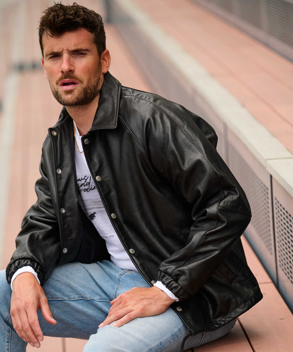 レザーコーチジャケット | ショット | Safari Lounge