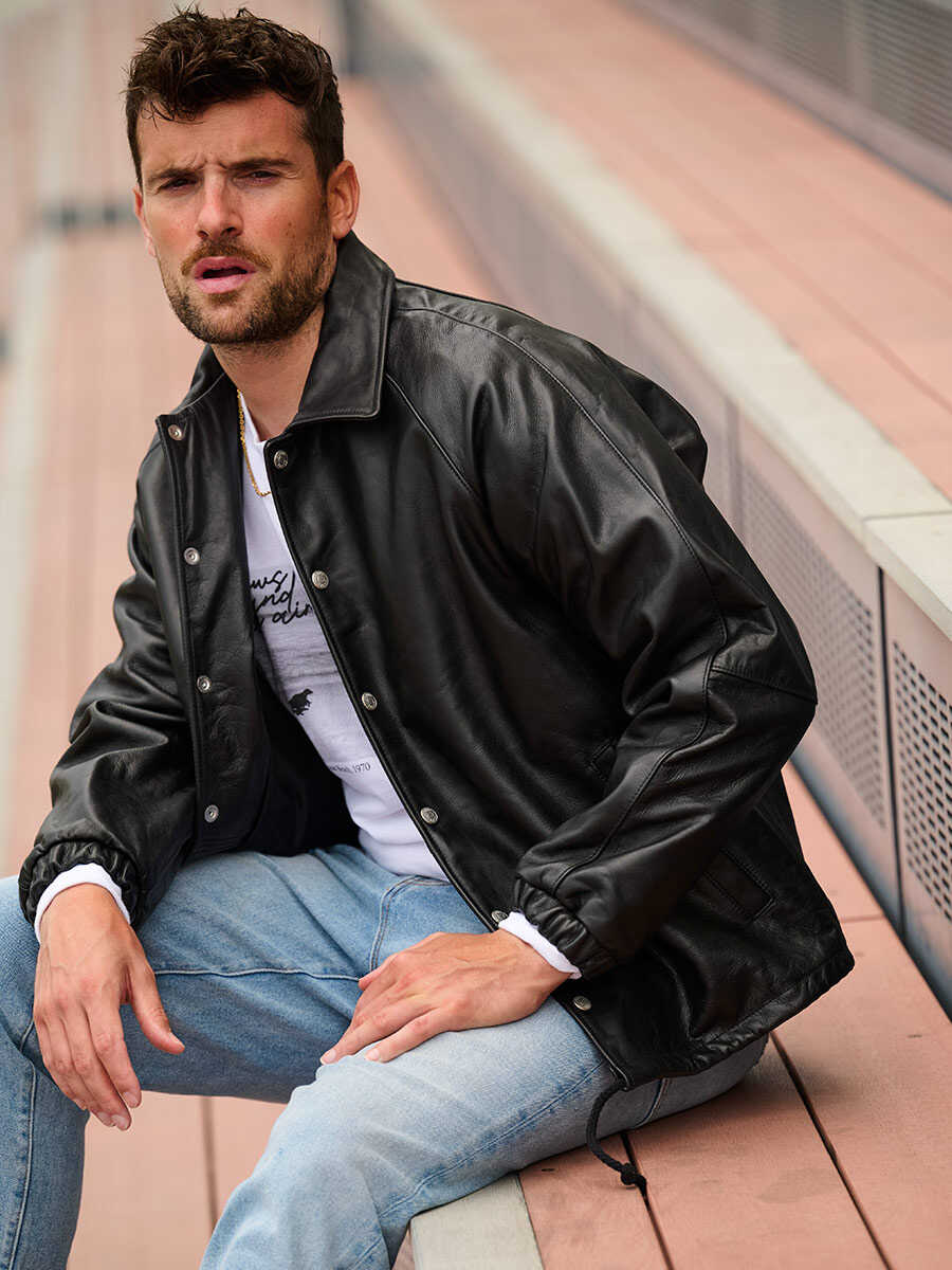レザーコーチジャケット | ショット | Safari Lounge