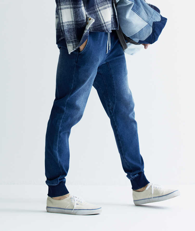 WP”のイージーパンツを徹底解説&コーデ紹介 【秋冬の青デニはコレ