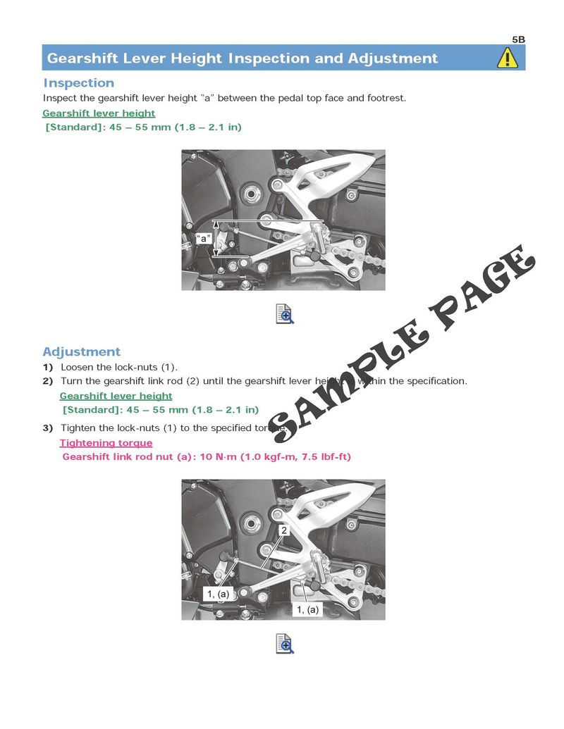 SUZUKI GSX-S1000 GSX S1000A S1000F S1000FA 2015-2018 WORKSHOP