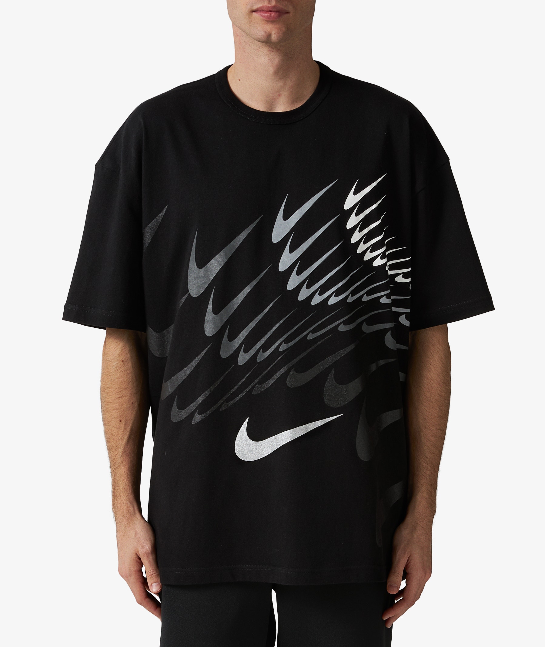 Comme des Garçons Black Oversized T-Shirt x Nike in Black | SVD USA