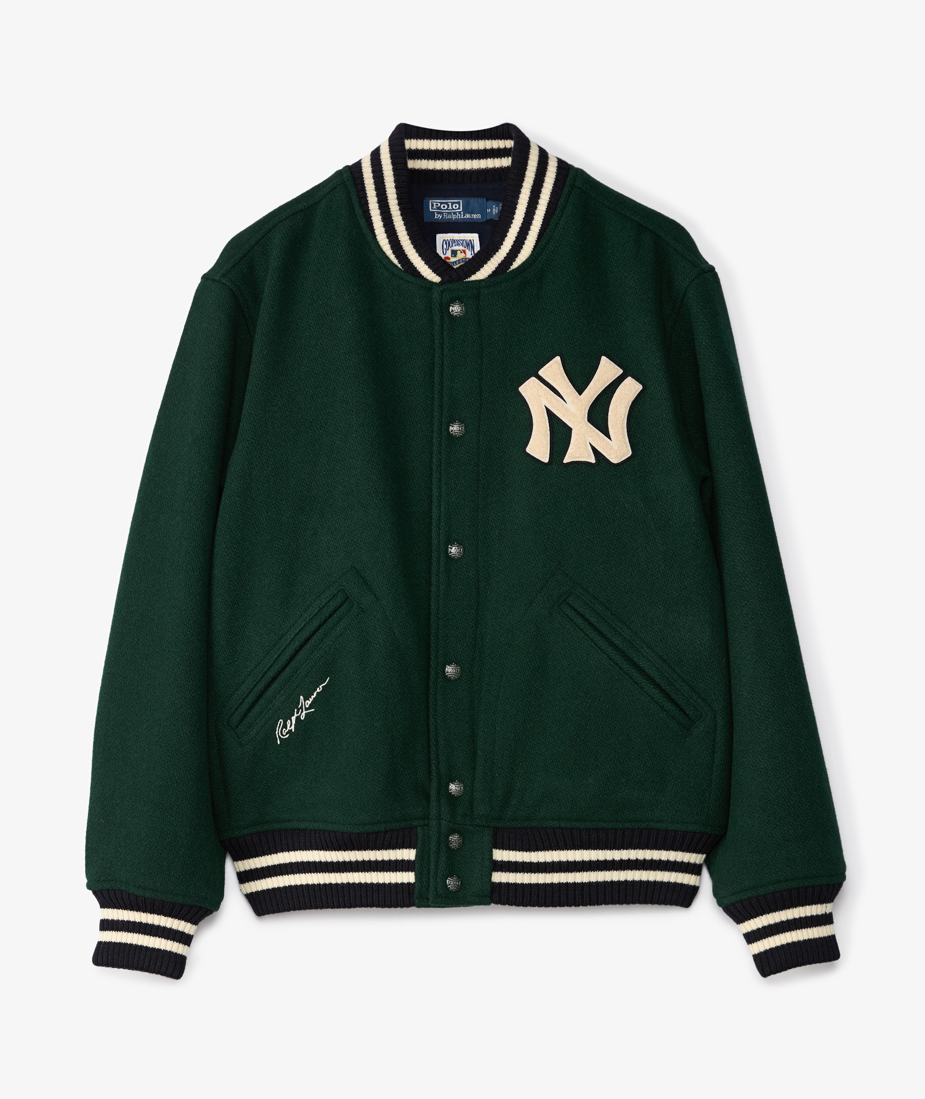 Polo Ralph Lauren Bomber Jacket x Yankees | Hunter Navy | SVD USA