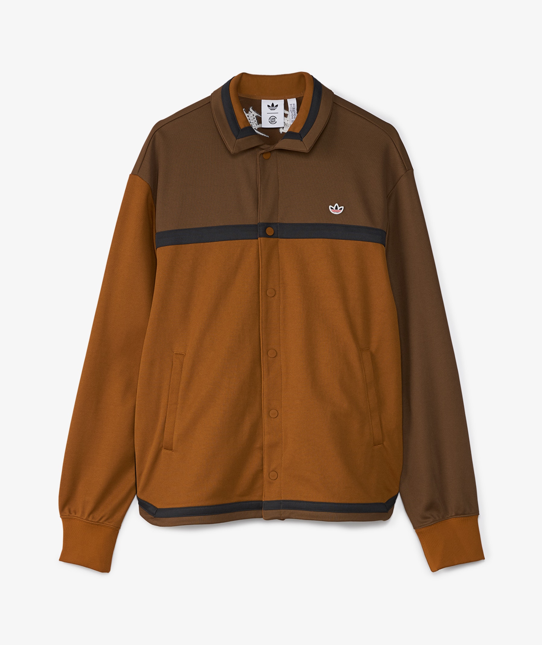 adidas Warmup Track Jacket x CLOT By Edison Chen in Brown | SVD USA