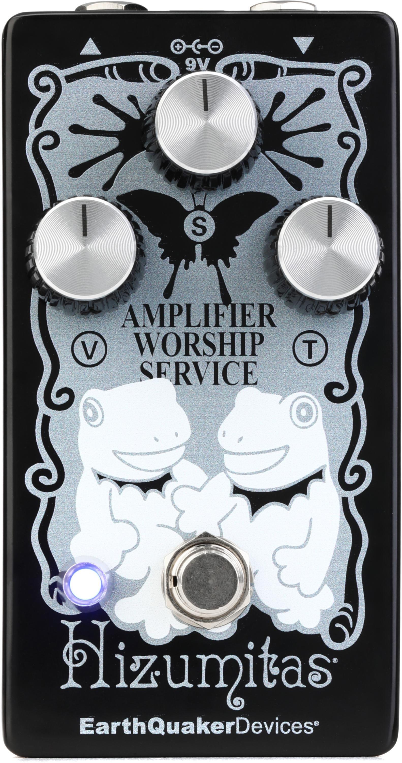EarthQuaker Devices Hizumitas Fuzz Sustainar Pedal - Piano Black