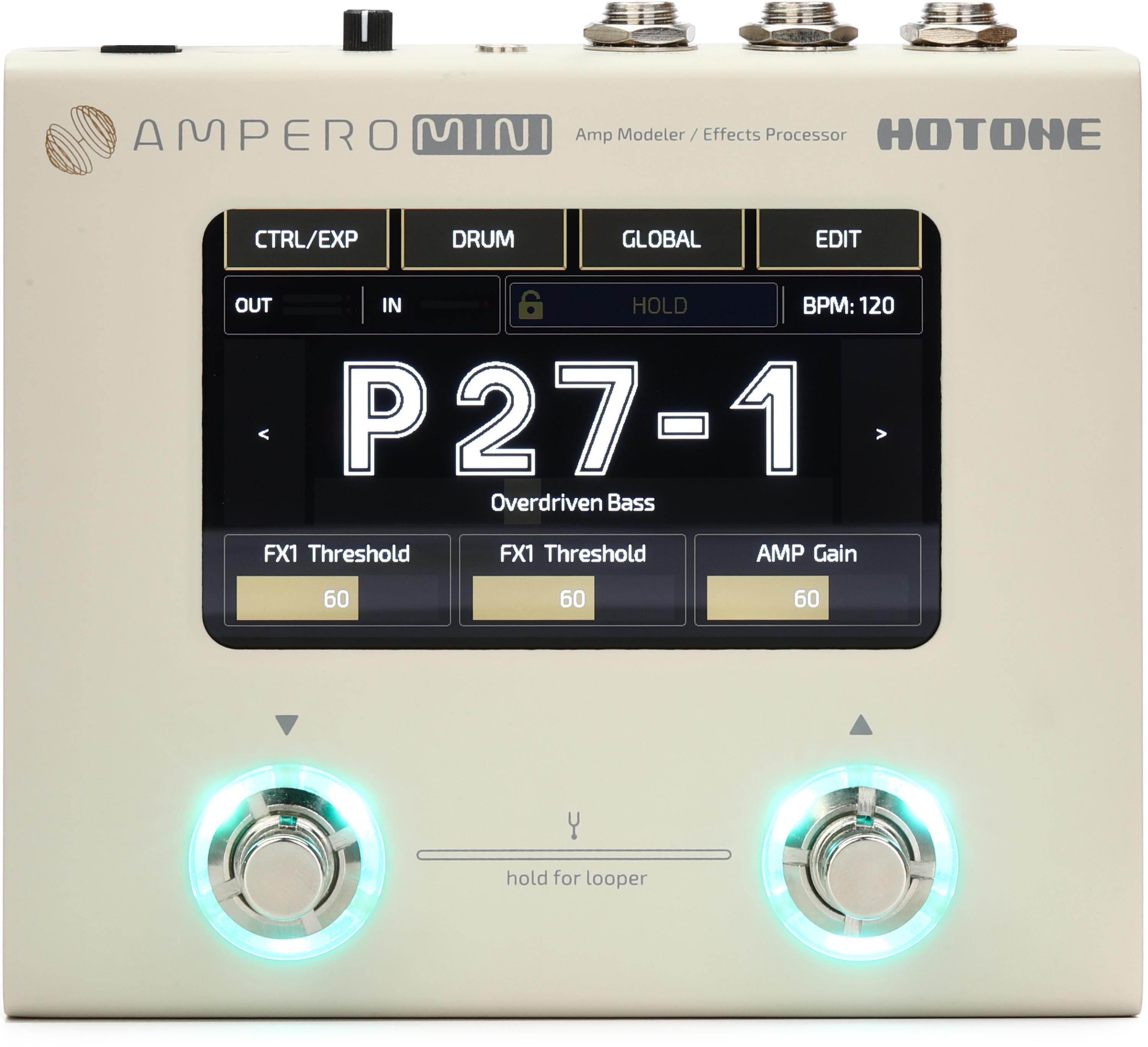 Hotone Ampero Mini Amp Modeler and Effects Processor - Vanilla