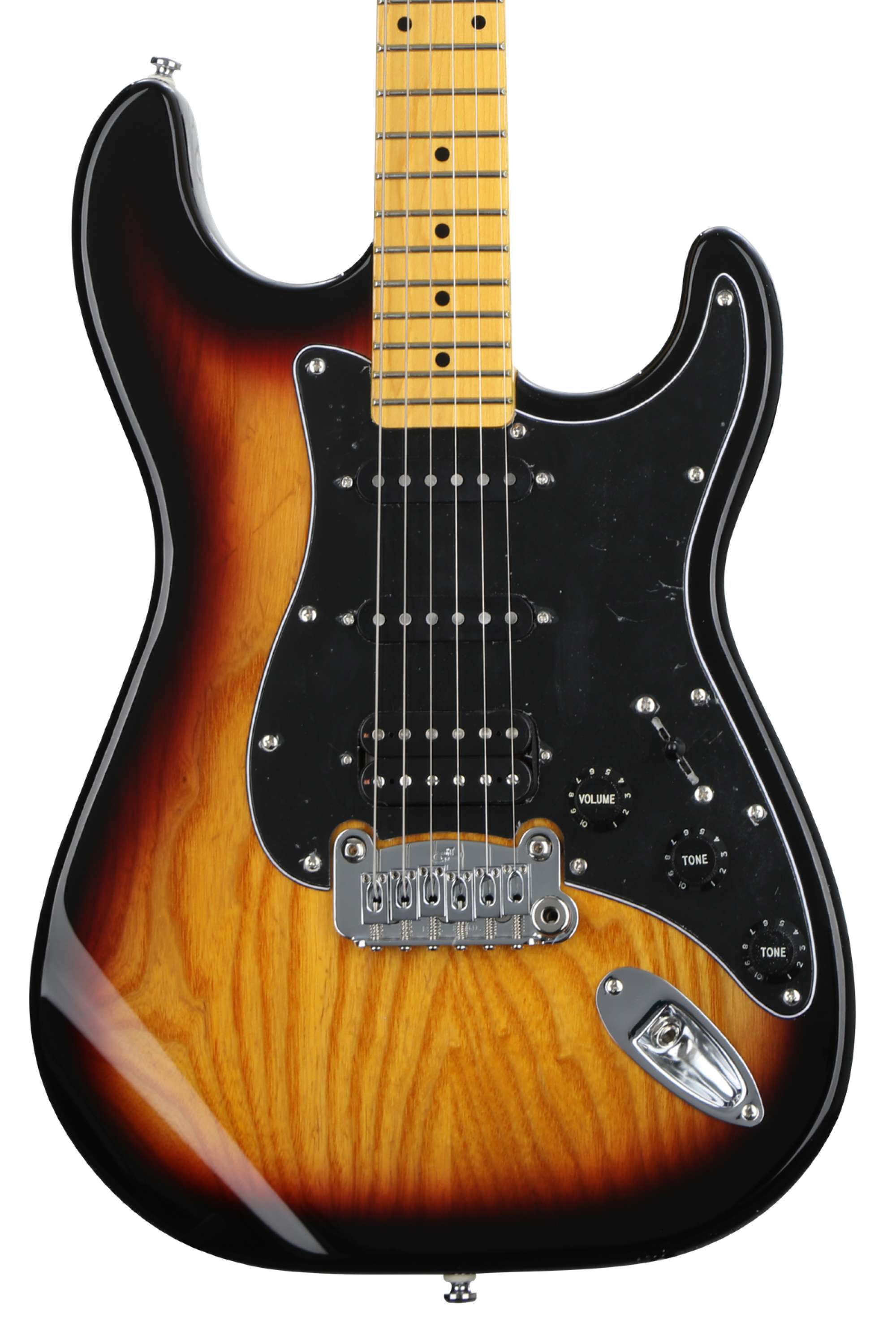 G&L Tribute Legacy HSS Electric Guitar - 3-Tone Sunburst | Sweetwater