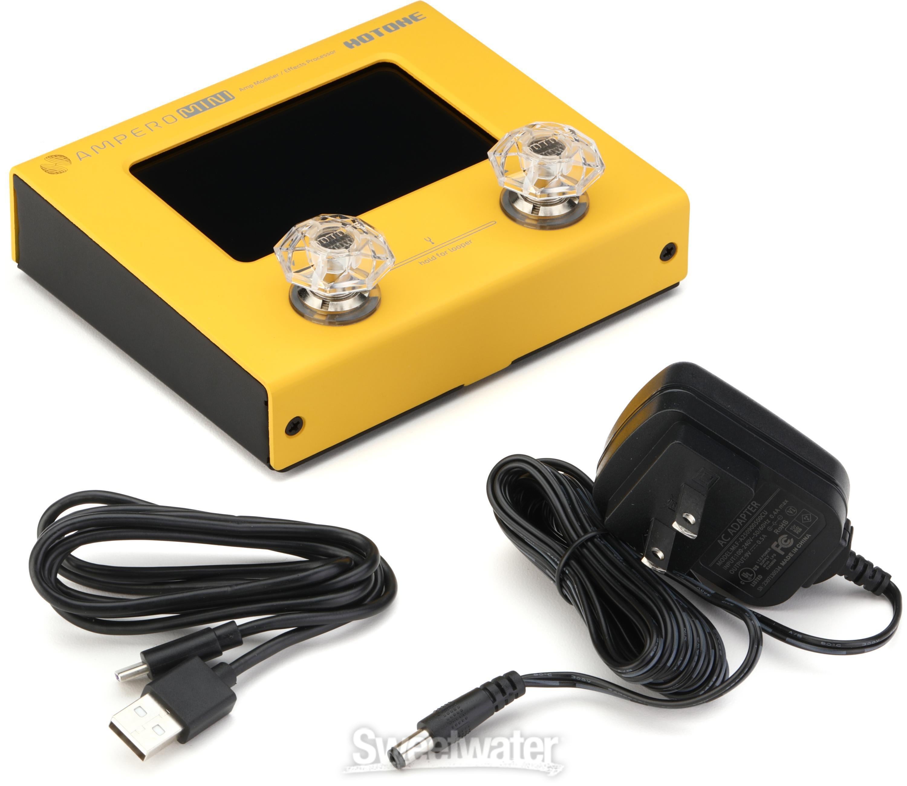Hotone Ampero Mini Amp Modeler and Effects Processor - Marigold