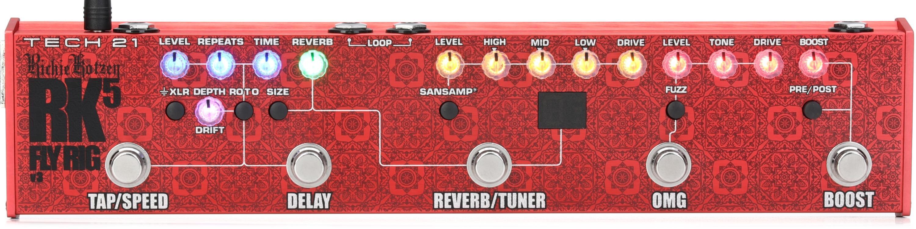 Tech 21 Fly Rig 5 v2 Multi-effects Pedal | Sweetwater