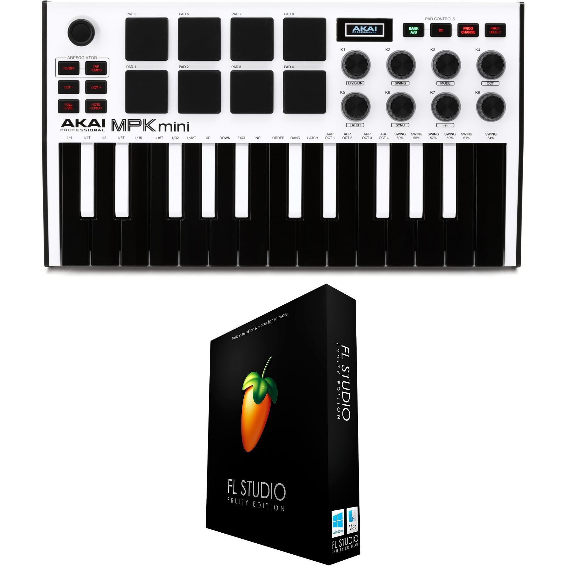 Akai Professional MPK Mini mk3 and FL Studio Fruity Edition