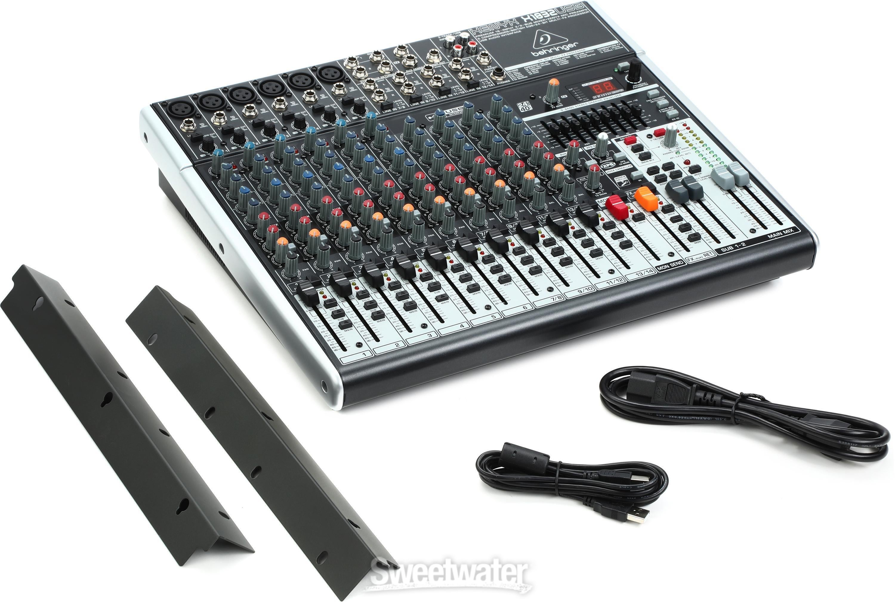 Behringer Xenyx X1832USB Mixer with USB and Effects | Sweetwater