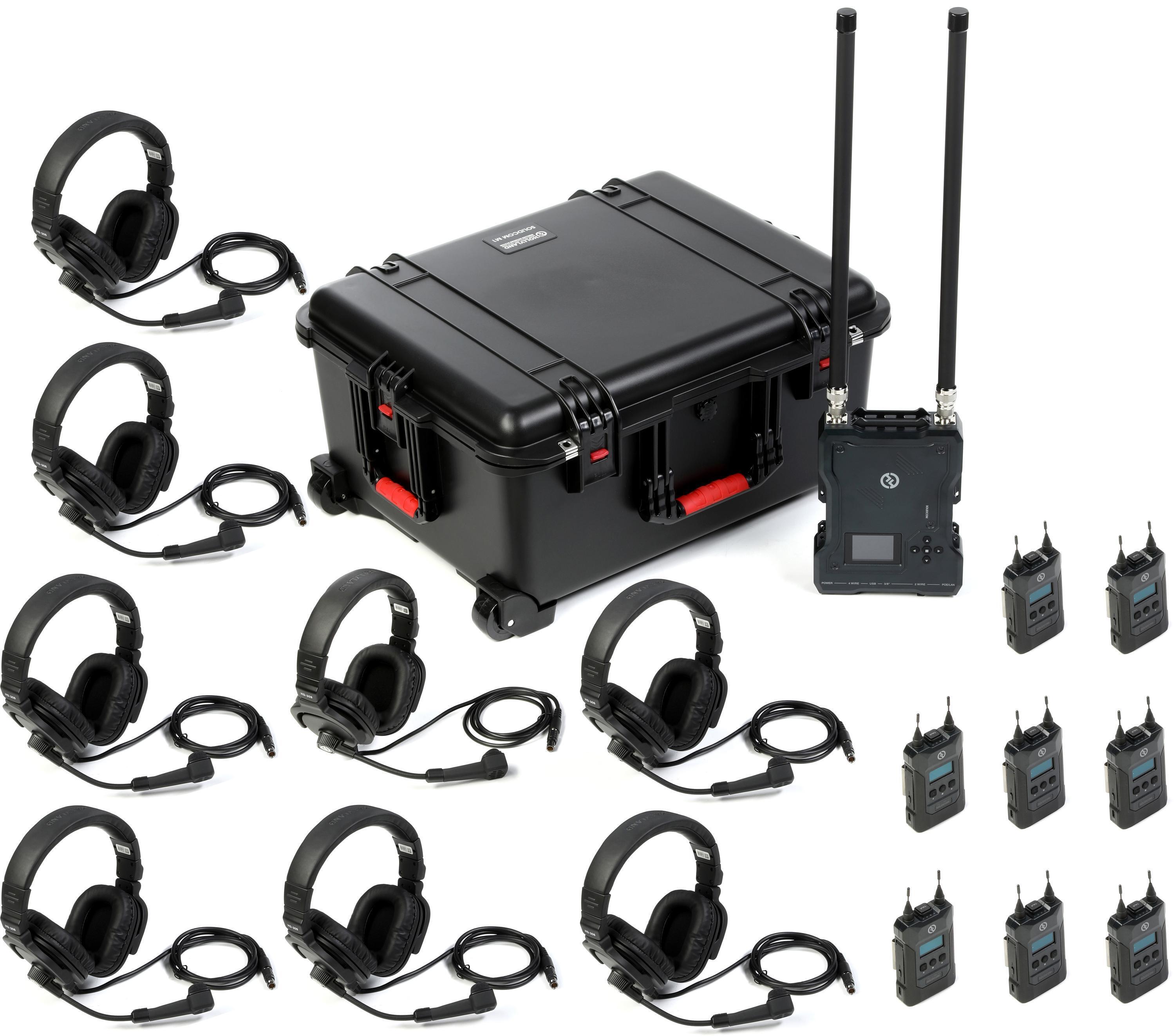 Hollyland Solidcom M1 Wireless Intercom System - 8 Beltpacks and