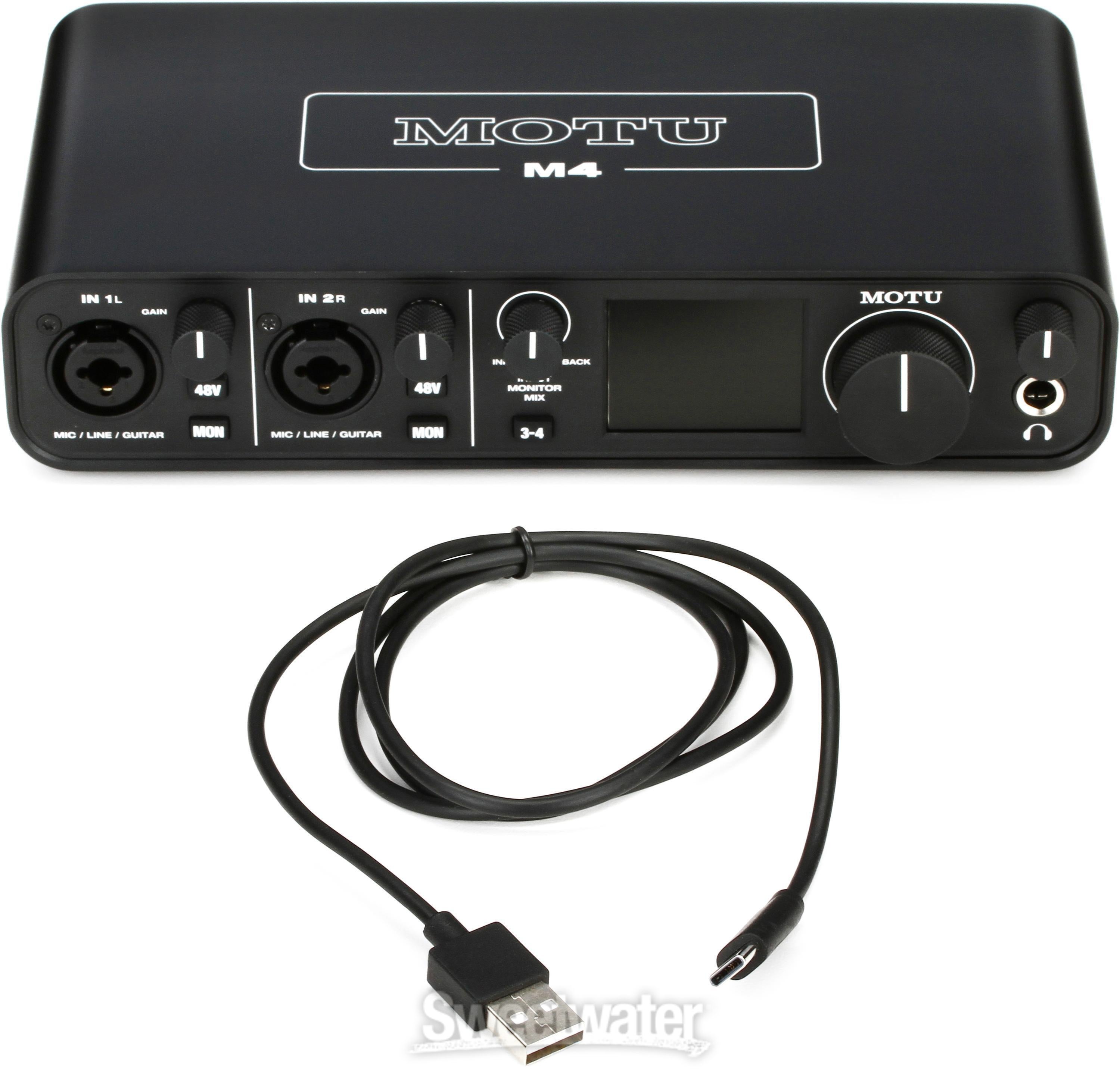 MOTU M4 USB-C Audio Interface Reviews | Sweetwater