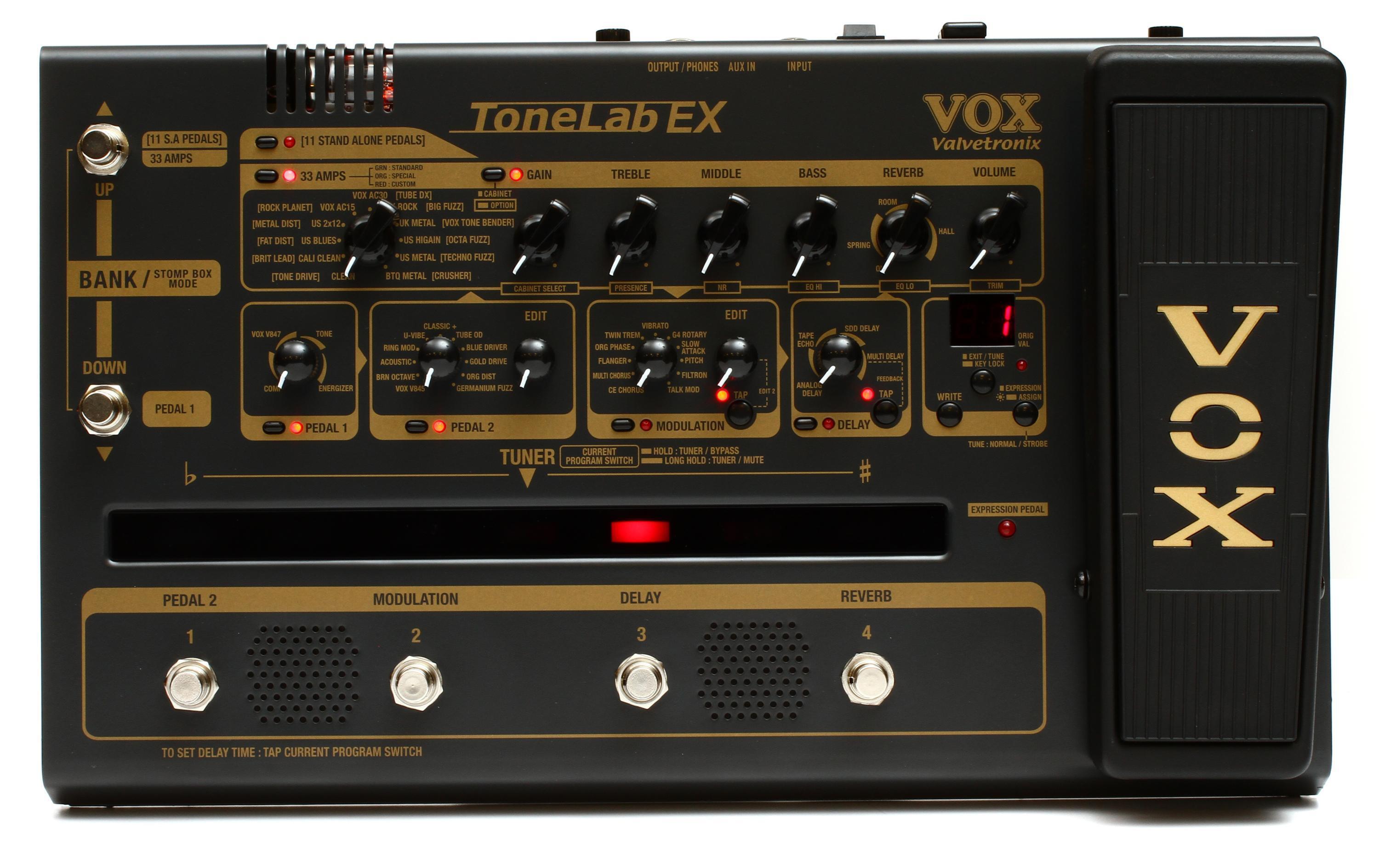 Vox ToneLab EX Multi-FX Pedalboard | Sweetwater