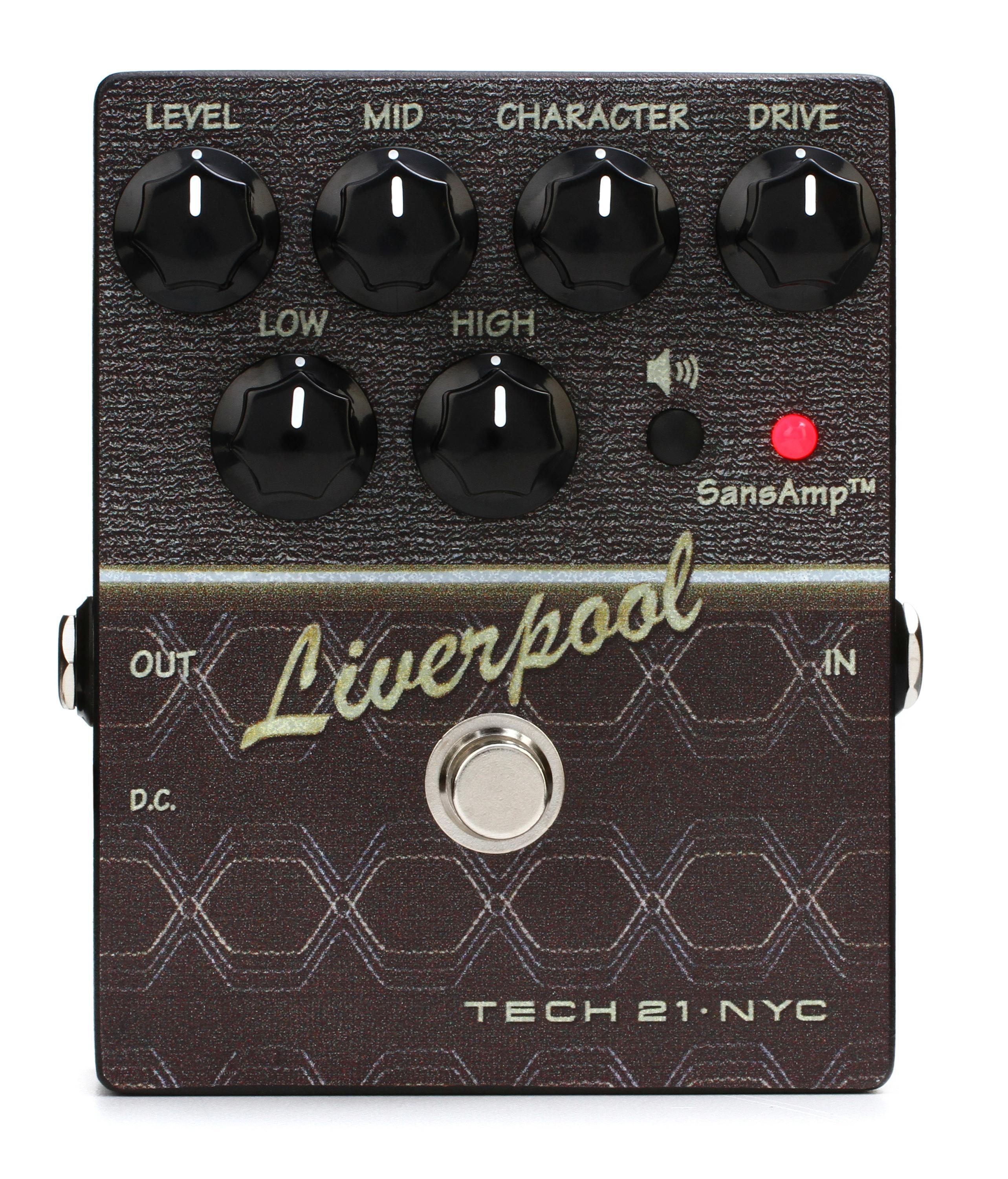 Tech 21 SansAmp Character Series Liverpool V2 Overdrive Pedal