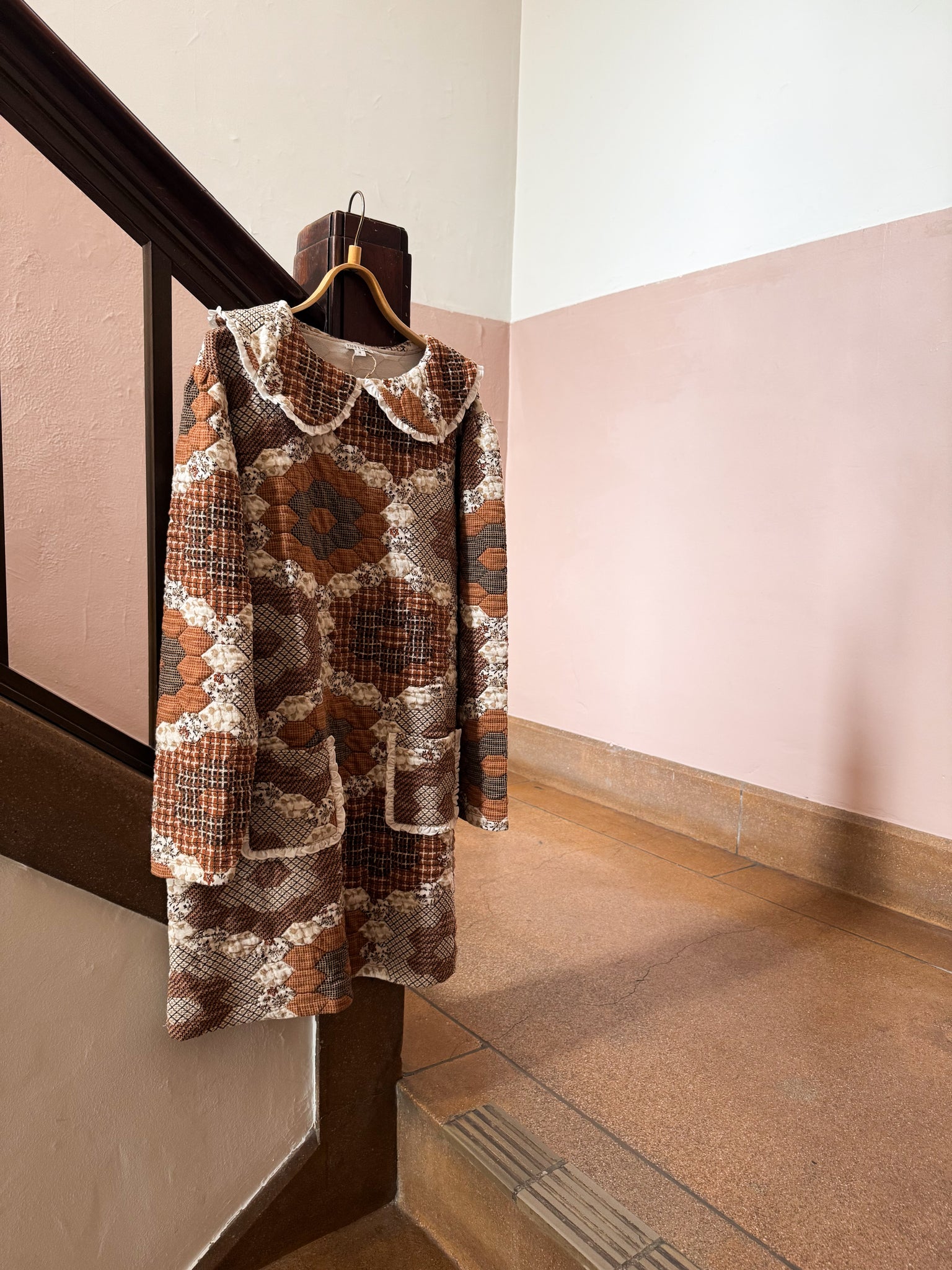 FISH & KIDS〛 PATCHWORK DRESS WITH COLLAR (Kids and Women) – Melty