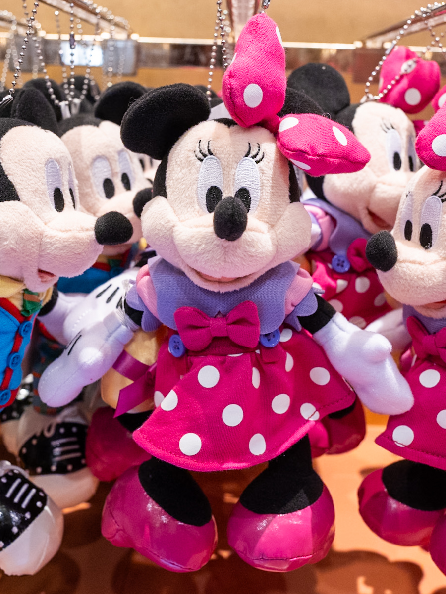 通常サイズ ミッキーミニーぬいぐるみ TDS15周年 BBB 2点 H8D5