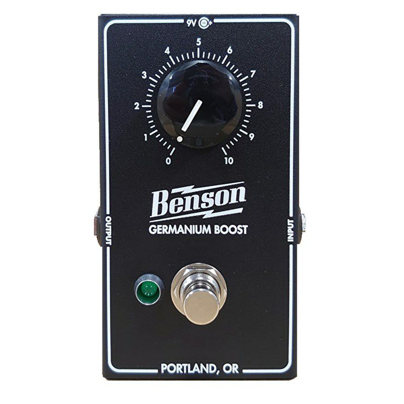 Benson Amps GERMANIUM BOOST | 周囲の気温に左右されることなく安定