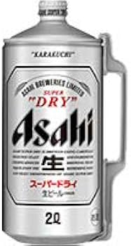Amazon.co.jp: アサヒ スーパードライ 2L ミニ樽 2L × 6缶 : 食品
