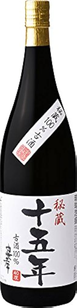 Amazon.co.jp: 泡盛 忠孝 秘蔵15年古酒100% 40度 1800ml /忠孝酒造(株