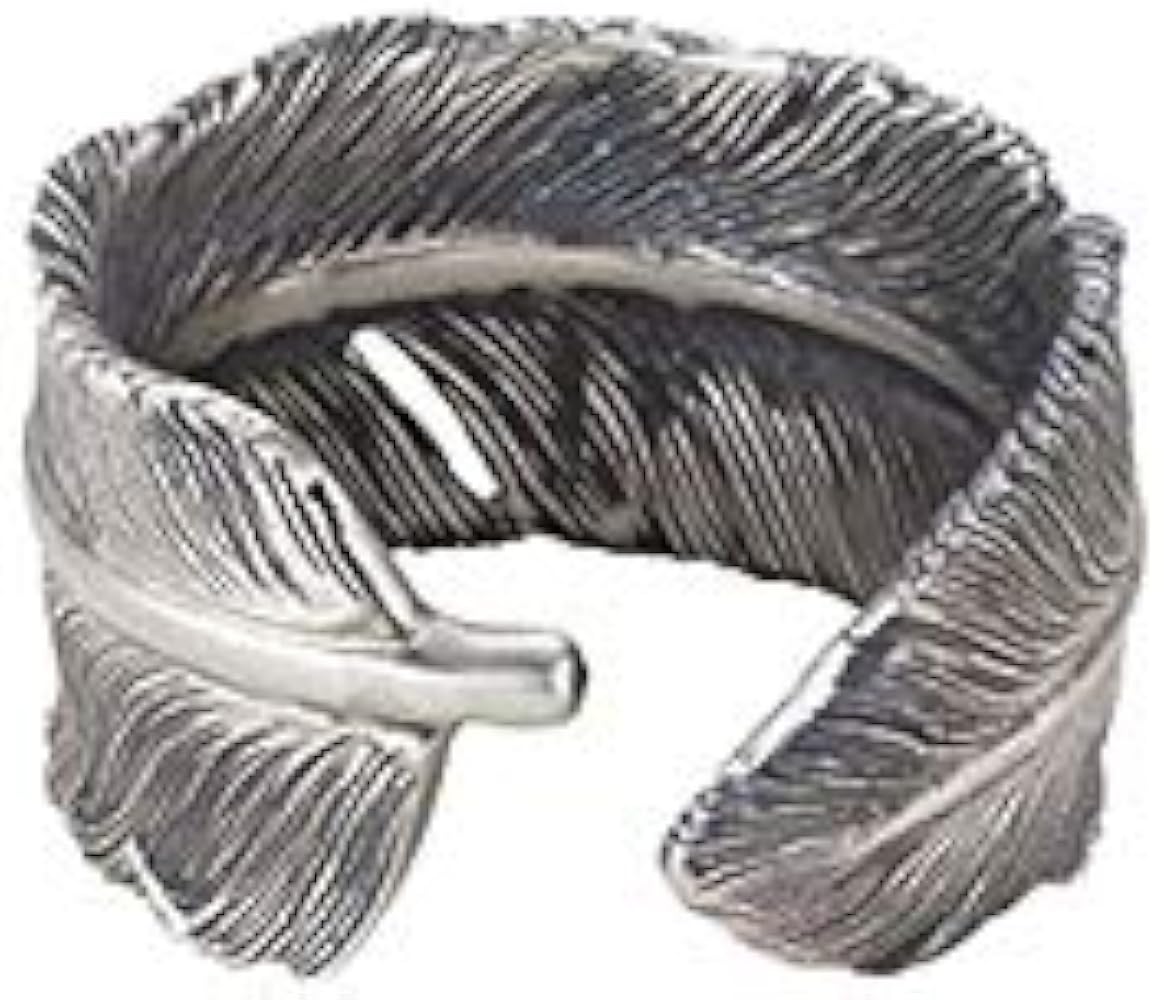 Amazon | [SAAD] サード フェザーモチーフ シルバー925リング/指輪（25