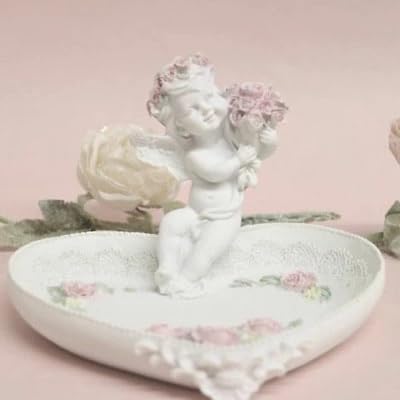 Amazon.co.jp: 置物 トレイ エンジェル トレー オブジェ アクセサリー
