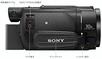 Amazon.co.jp: SONY ビデオカメラ FDR-AX55 4K 64GB 光学20倍 ブラック