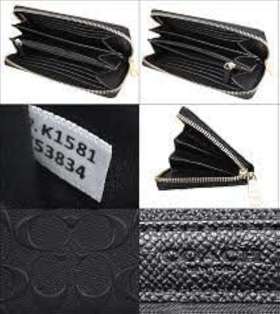 Amazon.co.jp: [コーチ] COACH 長財布 F53834 ブラック IMBLK