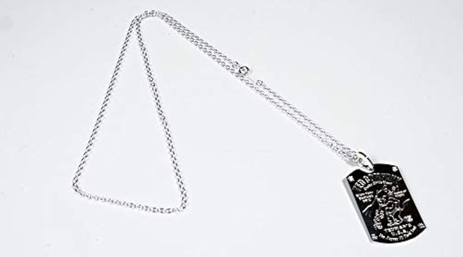 Amazon | [テッドマン] ドックタグ ロゴ刻印 DOG TAG シルバー925