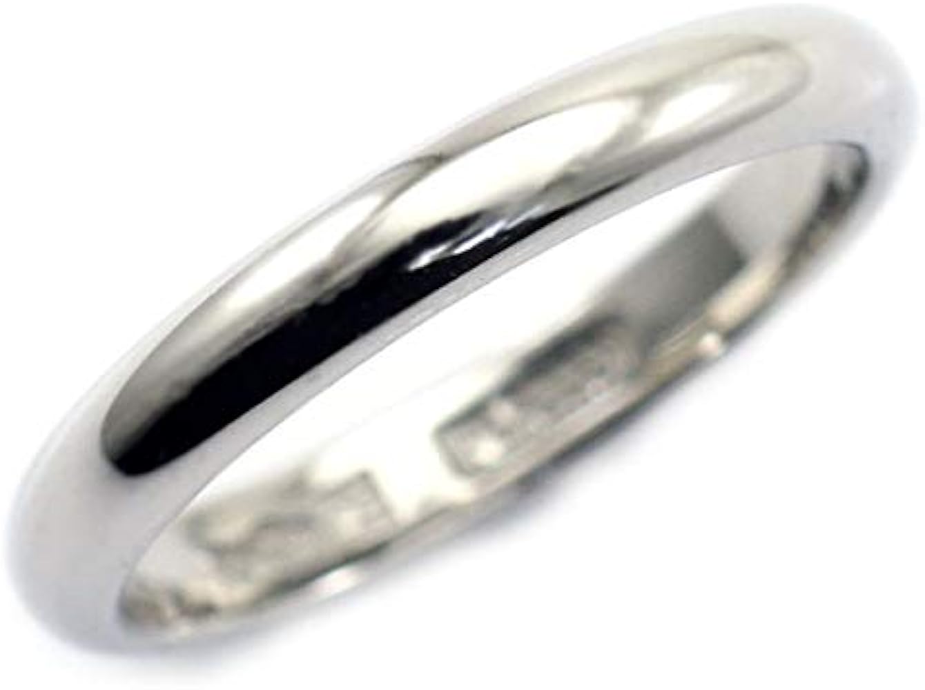 Amazon | 刻印無料 シンプル ハンドメイド マリッジ リング 結婚 指輪