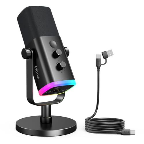 fifine AmpliGame AM8T レビュー】コスパ最強のゲーミングマイク。拡張