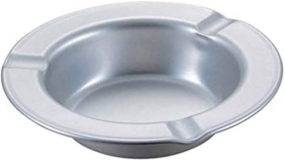 Amazon | アズワン シルバー アルマイト 平灰皿 φ130/61-6816-83