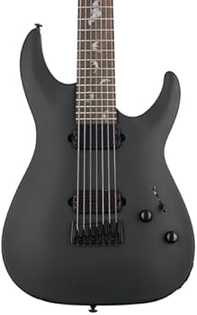 Amazon.com: Schecter Damien-7 SBK Electric Guitar - Satin Black