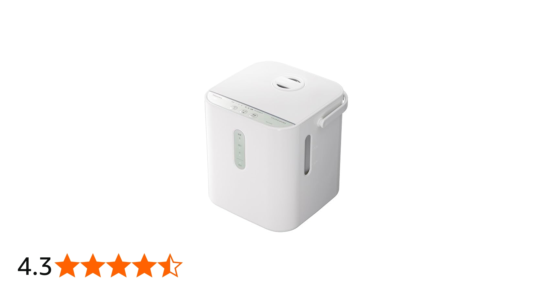 Amazon | 東芝 スチームファン式 加湿器 13畳用 タンク容量 4L 自動