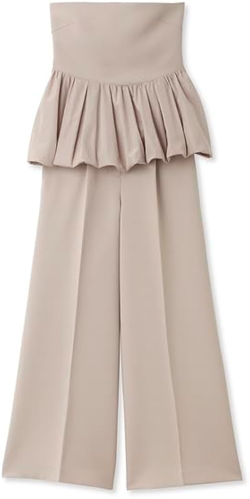 Amazon.co.jp: [スナイデル] ペプラムベアトップ&パンツセット