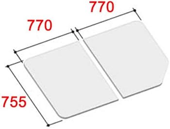 Amazon.co.jp: [YFK-1576B(1)-D]LIXIL INAX 風呂フタ 組フタ 2枚組