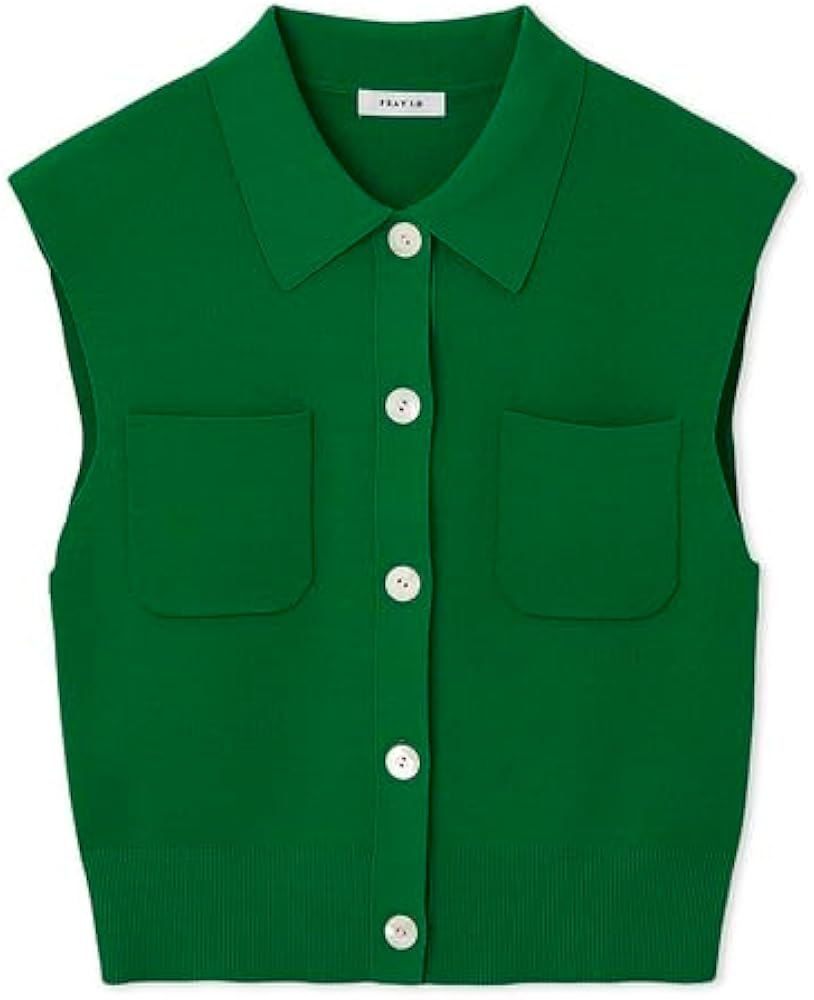 Amazon | [フレイ アイディー] ポロカラーノースリニットジレ