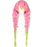Amazon.co.jp: コスプレウィッグ 三つ編み ウィッグ カンロジミツリ