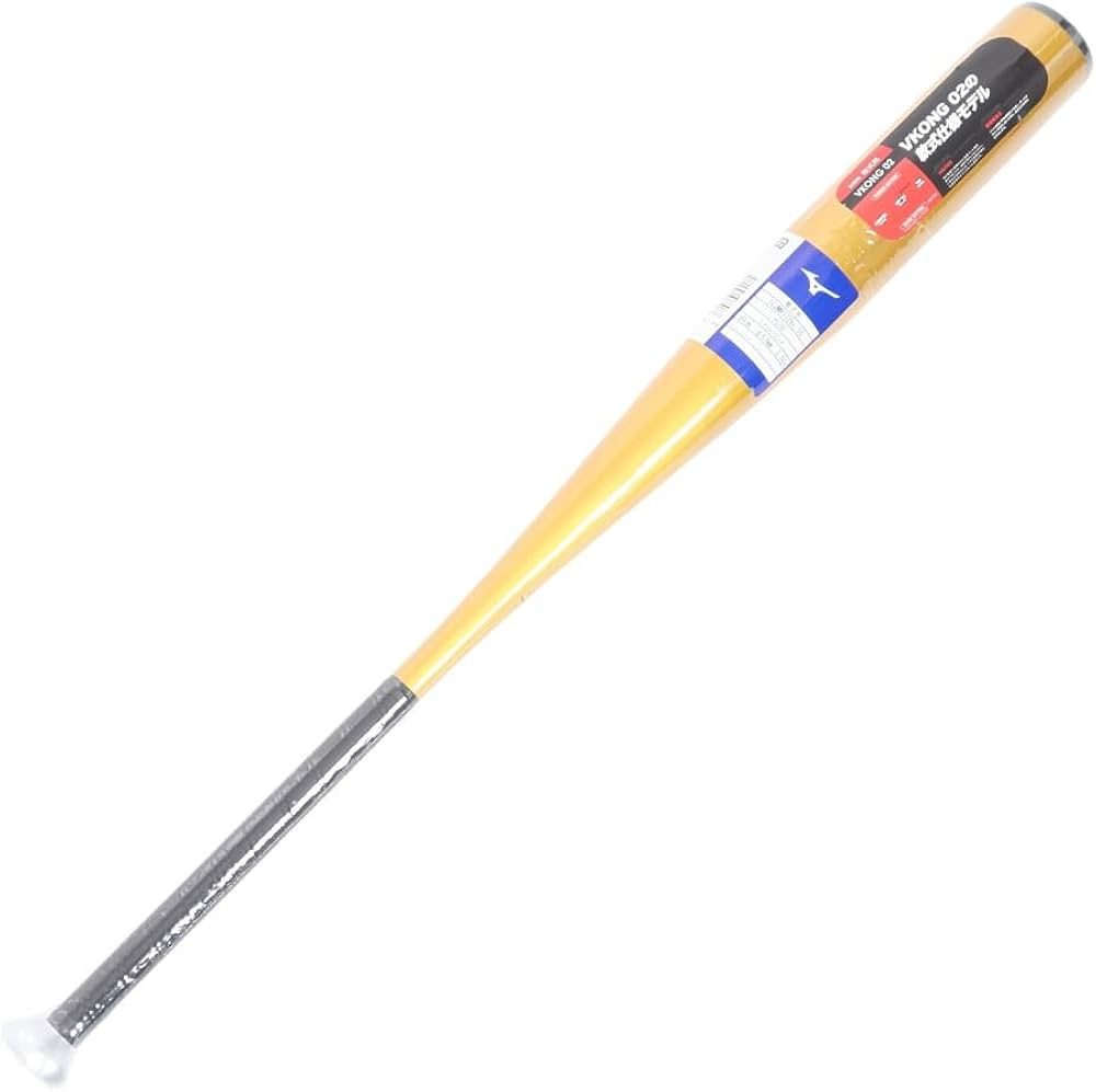 Amazon | MIZUNO 軟式用金属製 Vコング02 84cm(VKONG02) ゴールド 84