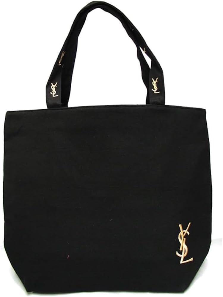 Amazon | [YVES SAINT LAURENT] イヴ・サンローラン トートバッグ 黒